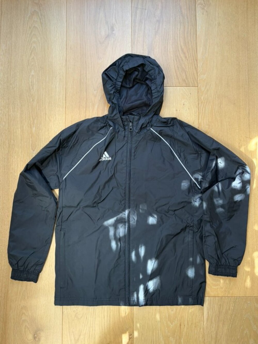 Adidas Boys Rain Jacket / Windbreaker - Size: Youth M - EUC